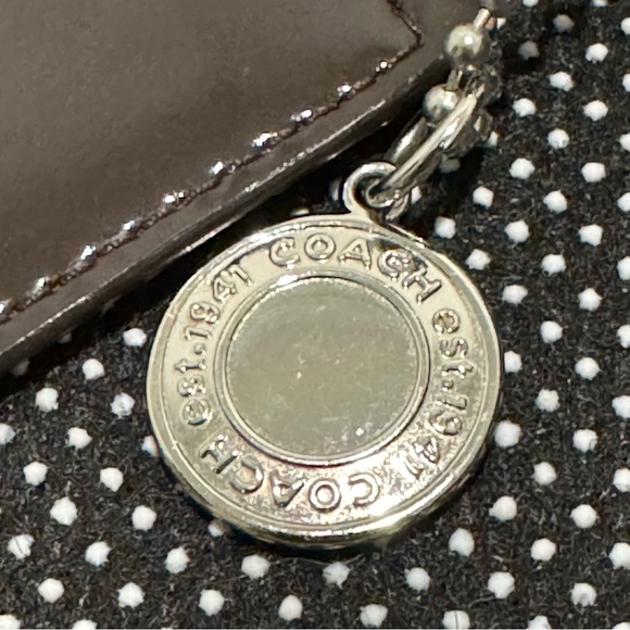 Coach Signature Stripe Crossbody File Bag Handbag Purse - Picture 5 of 11